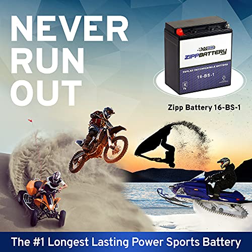 Ytx16-Bs-1 Motorcycle Battery For Suzuki 1400Cc Vs1400Gl Intruder Glp S83 1993 #TOP4