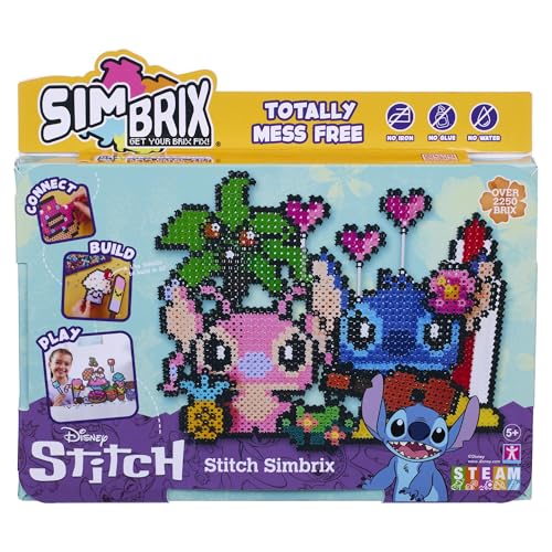 Simbrix Connect & Wow Stitch 2250+ Pixel Art Building Set, Mess-Free, 2D/3D, Ages 5+ Simbrix Connect & Wow Stitch 2250+ Pixel Art Building Set, Mess-Free, 2D/3D, Ages 5+