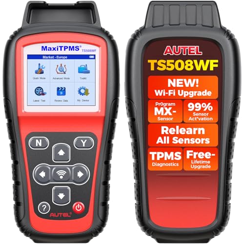 Autel MaxiTPMS TS508WF TPMS Programmiertool, 2026 WiFi Ver. von TS508 TS501Pro TS408S, Programm MX-Sensor, Zurücksetzen/Lernen/Aktivieren Alle RDKS Sensoren, TPMS Scan-Werkzeug DTCs Lesen/Löschen