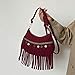 AVZYARDY Bolso de Hombro con Flecos para Mujer Imagen de AVZYARDY Bolso de Hombro con Flecos para Mujer