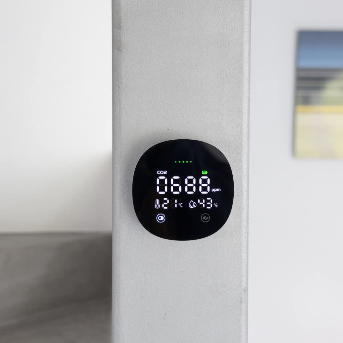 Chacon Détecteur de CO2 + Mesure température/humidité