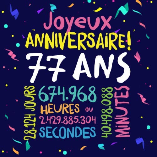 Sweat à Capuche "77 Ans" - Cadeau Anniversaire Novembre 1948 - Vintage - Pour Homme/Femme - 2