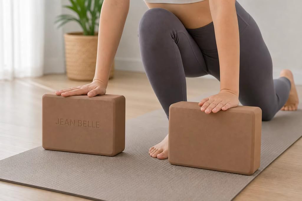 Yoga Block- Non Slip & Firm | High-Density EVA foam for optimal support, non-slip textured surface, lightweight and durable