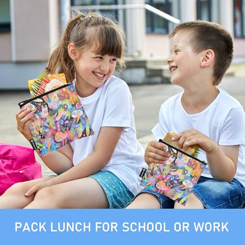 Bolsas Reutilizables para Bocadillos 3 Unidades miniatura 6