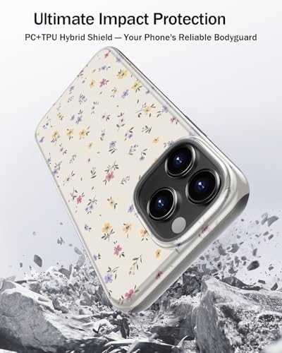 MERRO for iPhone 16 Pro Max Case,Cute Floral Aesthetic Y2K Phone Cover — view 6