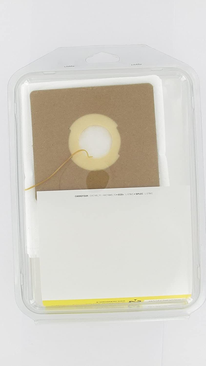 Top Filter 64138 - Confezione Da 2 Sacchi Per Aspirapolvere In Tessuto Non Tessuto (60x30x0,1cm) - Compatibili Con Rowenta, Philips, Bosch, Siemens, Aquavac E Altri - 4