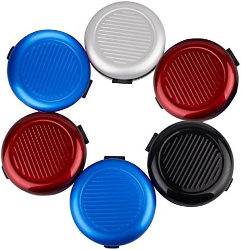 Coin Box-NACOLA Round Aluminum Euro Coin Dispenser Storage Coins Purse Wallet Holders Storage Box