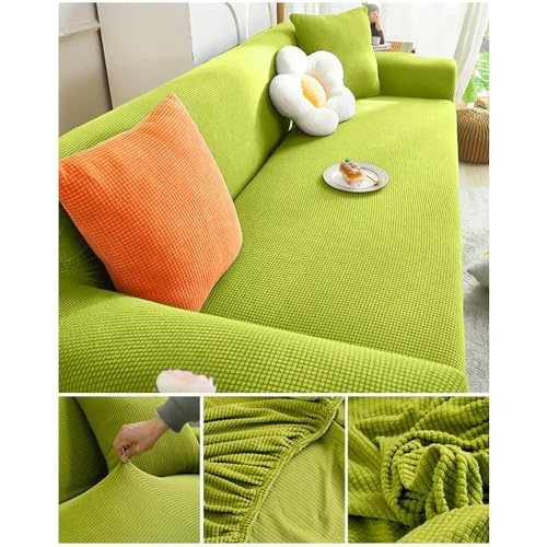 Housse de canapé extensible lavable pour fauteuil en polaire stretch - 2