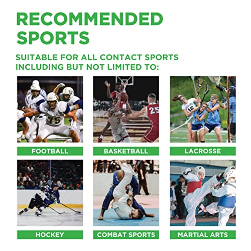 Delta Dental DD-CLEAR-ADULT-NS-MG Athletic Sports Mouth Guard - Ada Accepted - 2X The Impact Absorption Of Traditional Mouthguards For Contact Sports - Works With Braces thumb #4