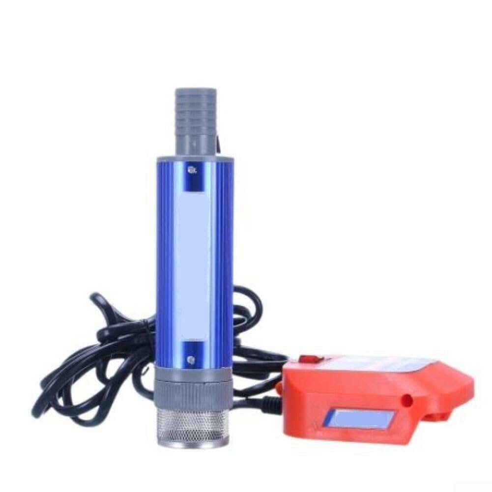 Batería de litio portátil de 21 V sumergible para agua, caudal de 40-60 l/min, cabezal de 4-6 m, diámetro de 38 mm x 18 cm de altura