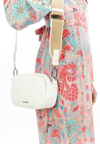 Sac Hanny Suri Frey beige au design bicolore et sangle ajustable - 4