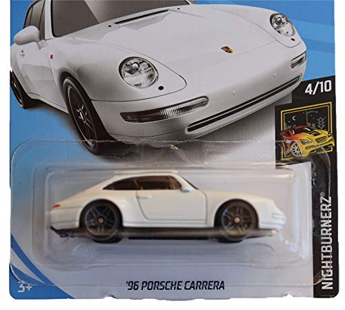 Hot Wheels Nightburnerz 4/10 White '96 Porsche Carrera miniatura 2