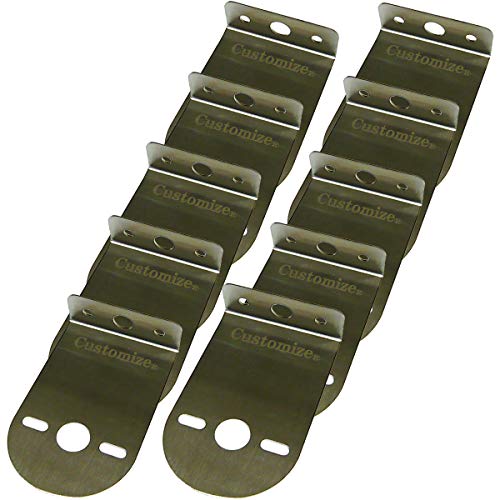 �}�[�J�[�����v �X�e�[ �g���b�N�p�i �o�X�}�[�J�[ L�^�X�e�[ 10°�܂�Ȃ��^�C�v �X�e�����X 2�� / 4�� / 6�� / 8�� 10�� �Z�b�g (10)