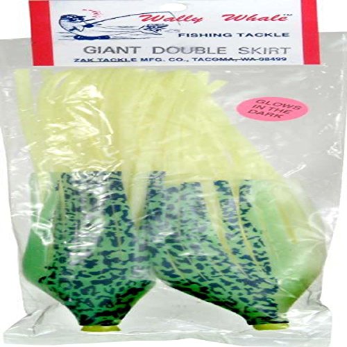 Zak Tackle Giant Glow Skirts, Green Glow