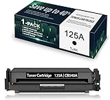 1-Pack Black 125A | CB540A Compatible Remanufactured Toner Cartridge Replacement for HP Color...