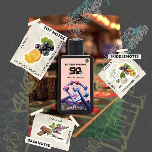 I-Do-I-Do, Vegas (Mars) Extrait de Parfum for Men – 75ml Luxury Long-Lasting Cologne – Smoky Sweet Gourmand Scent with Citrus, Tobacco, Honey, Plum, Tonka, Vanilla & Woods - Image 4