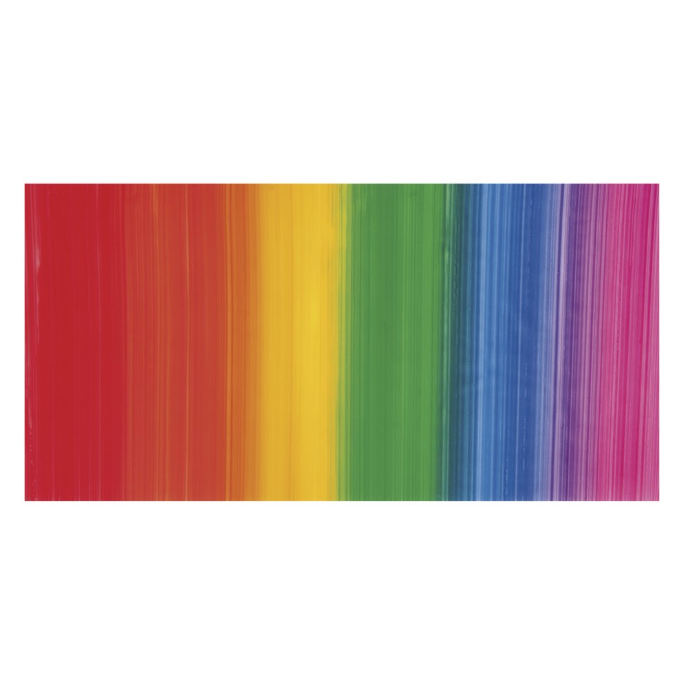 Rayher Decorative Wax Ribbon in Rainbow Colours for Candle Decoration, Wax Embellishments for Wedding, Baptism, First Communion or Confirmation Candle, multicolour, 20x10cm, 31544990