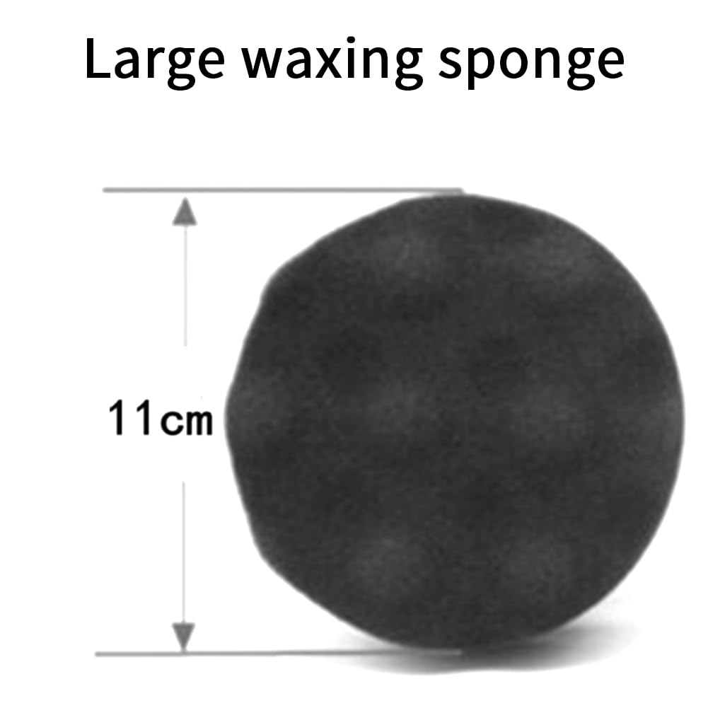 Spugne Applicatrici Per Lucidare Pneumatici - Set Da 2, 95x65x40 Mm, Impugnatura Ergonomica EVA - Foto 7