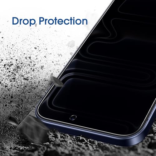 Image of amFilm OneTouch for iPhone 17 Pro Max Privacy Screen Protector 6.9'' 2025 | 30s Auto-Alignment, Bubble Free, Tempered Glass, 28 Anti Spy, Shatterproof, Camera Lens Protector 2+4 Pack (17P-6.9'')