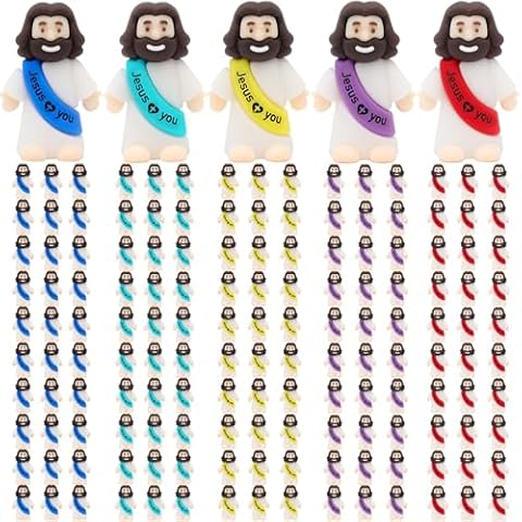 YuDanae Mini Jesus Figurines for Parties Cover