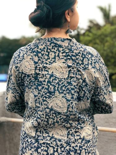 Image of Modestouze Attires Single Kurti for Women - Polyester Rayon Floral Printed Straight Cut Kurti Full Sleeve Umbrella, Wear it on Office, Daily & Regular Purpose Under 200, 250, 300, 500 for 2025 Design
