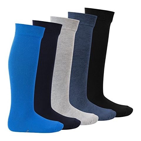 Footstar Kinder Kniestrümpfe (5 Paar) - Everyday! - Jeanstöne 23-26 Cover