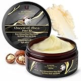 African Shea Butter Raw Organic Unrefined Shea Butter for Face 8 Oz (Pack of 1) East African Pure Shea - Organically Certified USDA for All Skin Types Body and Hair Moisturizing Skincare