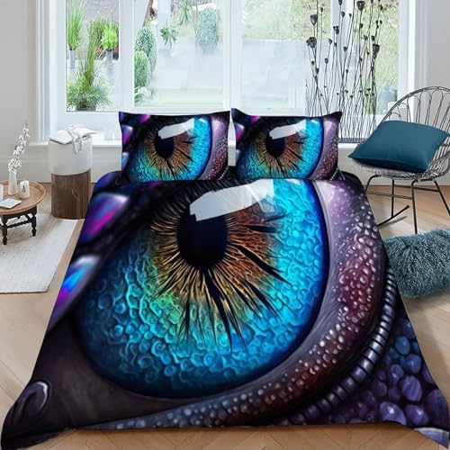 Linge de lit oeil de dragon anti-transpiring 100% coton Super King - 3