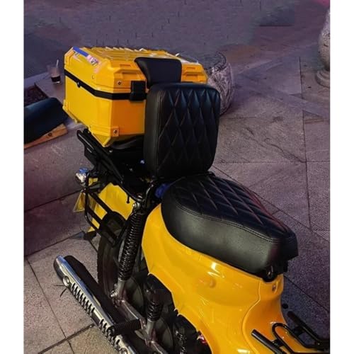 Cojín delantera y trasera para Cross Cub110 asiento de PU impermeable 4