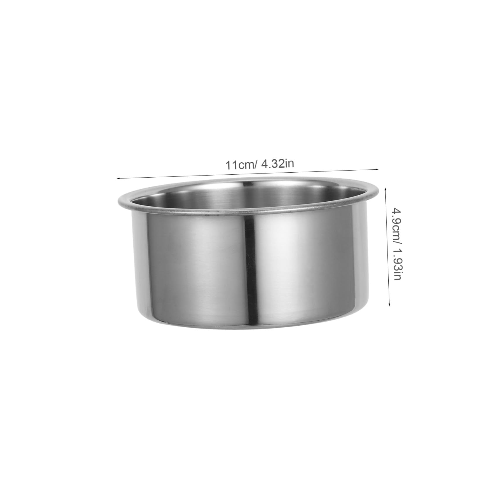 Mipcase 3 Moldes Desmontables Redondos Fáciles de Limpiar y Desmoldar de Acero Inoxidable para Tartas Ideales para Cocinas en Casa y Cafés