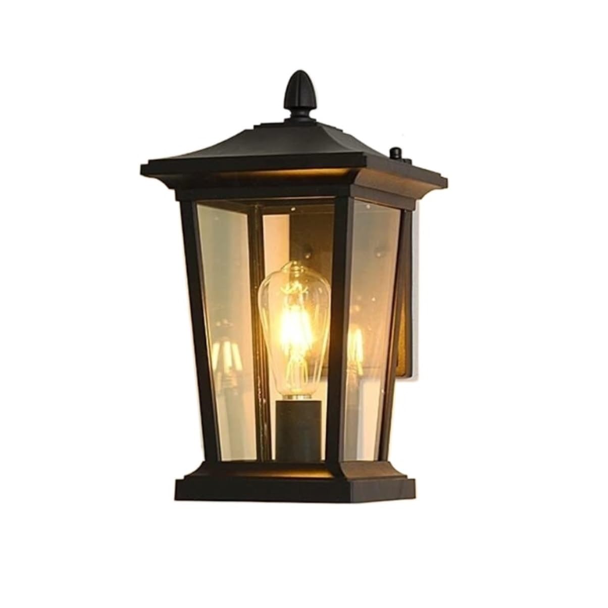 CVdrtyED Outdoor Wall Lights Waterproof Outdoor Wall Light Aluminum Exterior Sconce E27 Garden Lamp for Balcony Pathway Yard Patio Durable Porch(B)