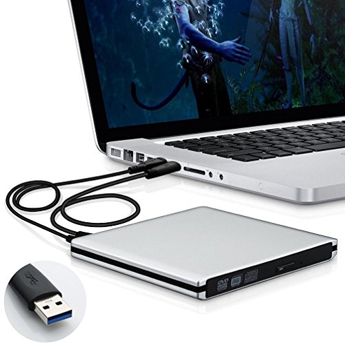 Ultra Slim External Usb 3.0 Cd/Dvd-Rw Writer Burner Player For Macbook Pro Air Imac Or Other Pc/Laptop #TOP15