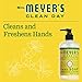 Mrs. Meyer's Clean Day Liquid Hand Soap, Cruelty Free and Biodegradable Hand Wash Formula Made with Essential Oils, Honeysuckle Scent, 12.5 oz - Pack of 3
