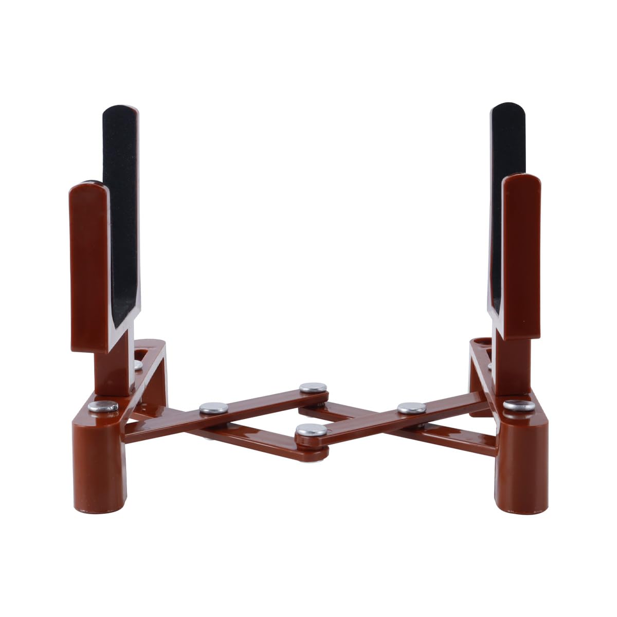 Ausi Soporte para violín, profesional, portátil y plegable, accesorio para instrumento, color rojo