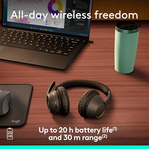 Image of Logitech Zone 305 for Business, Wireless Bluetooth Headset with Microphone, for Google Meet, Google Voice, Zoom, Compatible with Windows, Mac, Chrome, Linux, iOS, iPadOS, Android
