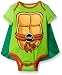 Nickelodeon Teenage Mutant Ninja Turtles Baby Boys' Bodysuit With Cape, Green, 0-3 Months