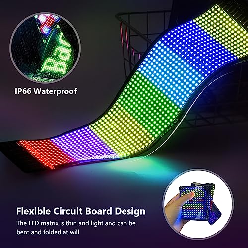 Panneau de signalisation LED flexible étanche IP66 et tableau affichage Bluetooth - 6