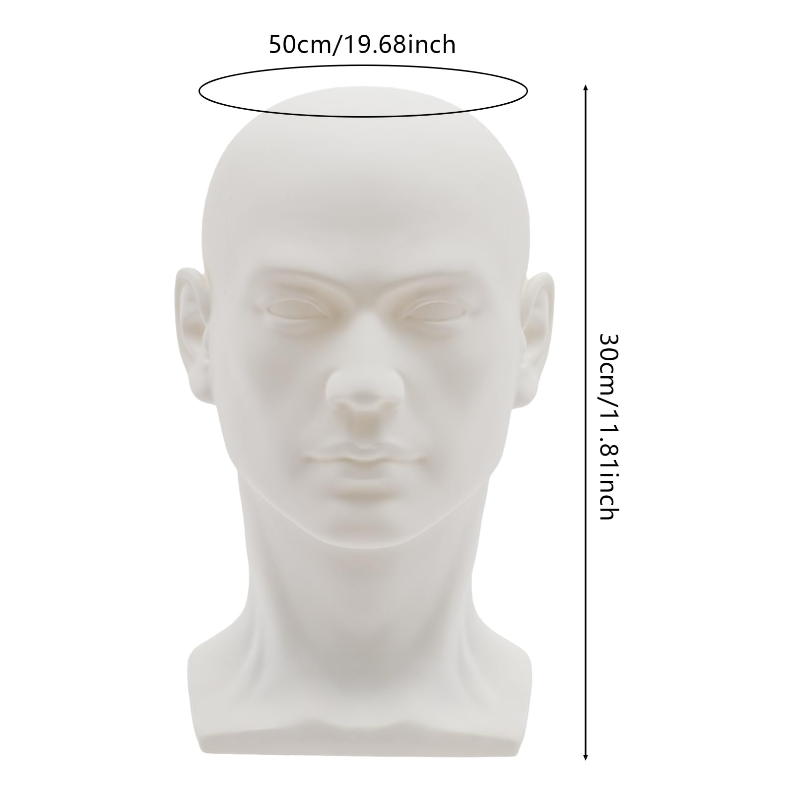 Cabeza de maniquí masculino de PVC, cabeza de maniquí, cabeza de maniquí, cabeza de maniquí, cabeza de maniquí, cabeza de maniquí, cabeza de muñeca para exhibir el cabello, sombreros