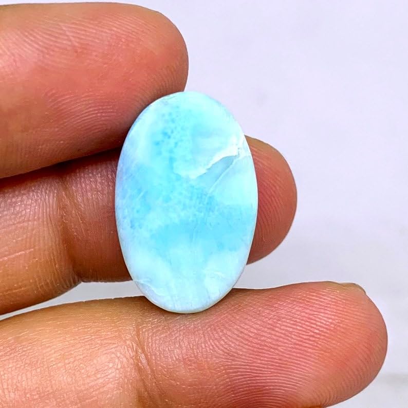 Larimar naturel cabochon ovale de qualité gemme supérieure pour vos créations