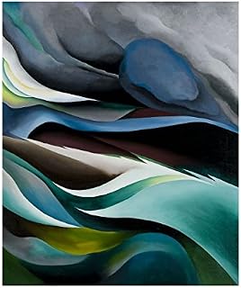 From the Lake No. 1, 1924 by Georgia O'Keeffe, Wall Art Print Poster, Paper Size 14" x 11" Image Size 12" x 10"(455)