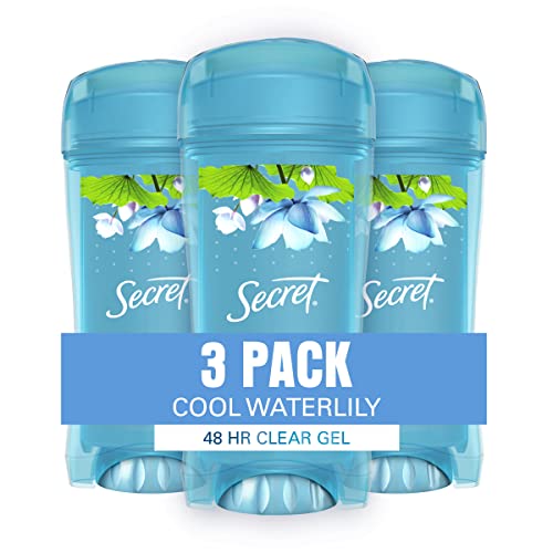 Secret Fresh Clear Gel Antiperspirant And Deodorant For Women, Waterlily Scent, 2.6Oz (Pack Of 3) #TOP11