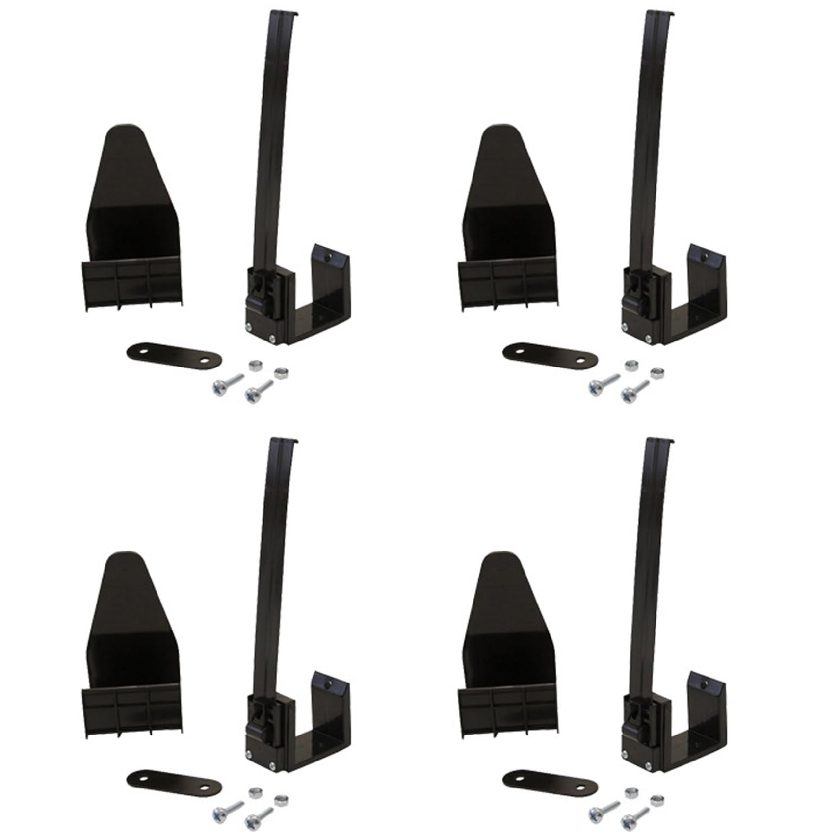 Halloween Accessories Garage Door Banner Clips 4Pcs Springed Garage Door Banner Clamps with Installation Accessories Nylon Installation Clips