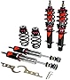 MMX3400-B MAXX Coilovers Lowering Kit, Fully Adjustable, Ride Height, 40 Damping Settings, compatible with Volkswagen Jetta(MK4) 1999-05 FWD ONLY