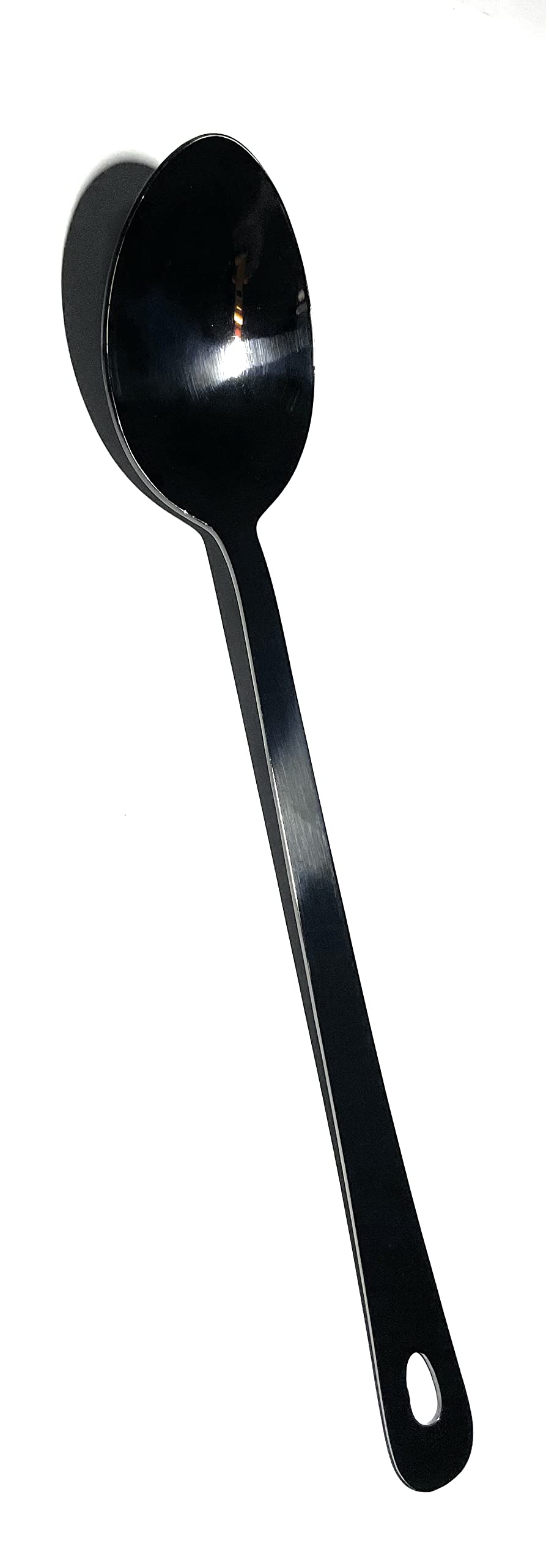 Küchenutensilien-Set aus Edelstahl, PVD-Schwarz, 4 Stück (Spatel, Schöpflöffel, Servierlöffel, Schaumlöffel, Schaumlöffel)