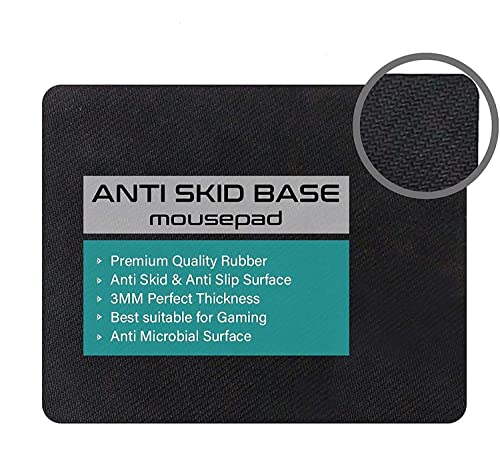 Image of Cute Mouse Pad - Printed Mousepad with Anti-Slip Rubber Base & Smooth Mouse Control for Laptop, Gaming, Notepad, Desktops (Anime)