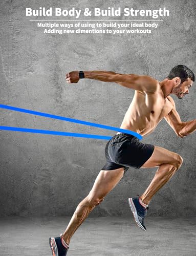Image of Pull Up Bands, Resistance Bands Set, Exercise Workout Bands for Men & Women, Ideal for Body Stretching, Physical Therapy and Muscle Training