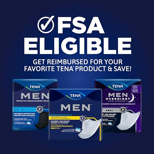 Image of TENA Men Maximum Guards, Incontinence Pads for Men, 48 ct