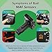 Yukrotor Mass Air Flow Sensor 22204-22010 MAF Sensor Compatible with 2000-2018 Toyota 4Runner Camry Corolla Prius Highlander RAV4 Tacoma Tundra Lexus ES300 ES300 Replaces OE# 22204-0C020 22204-0D030