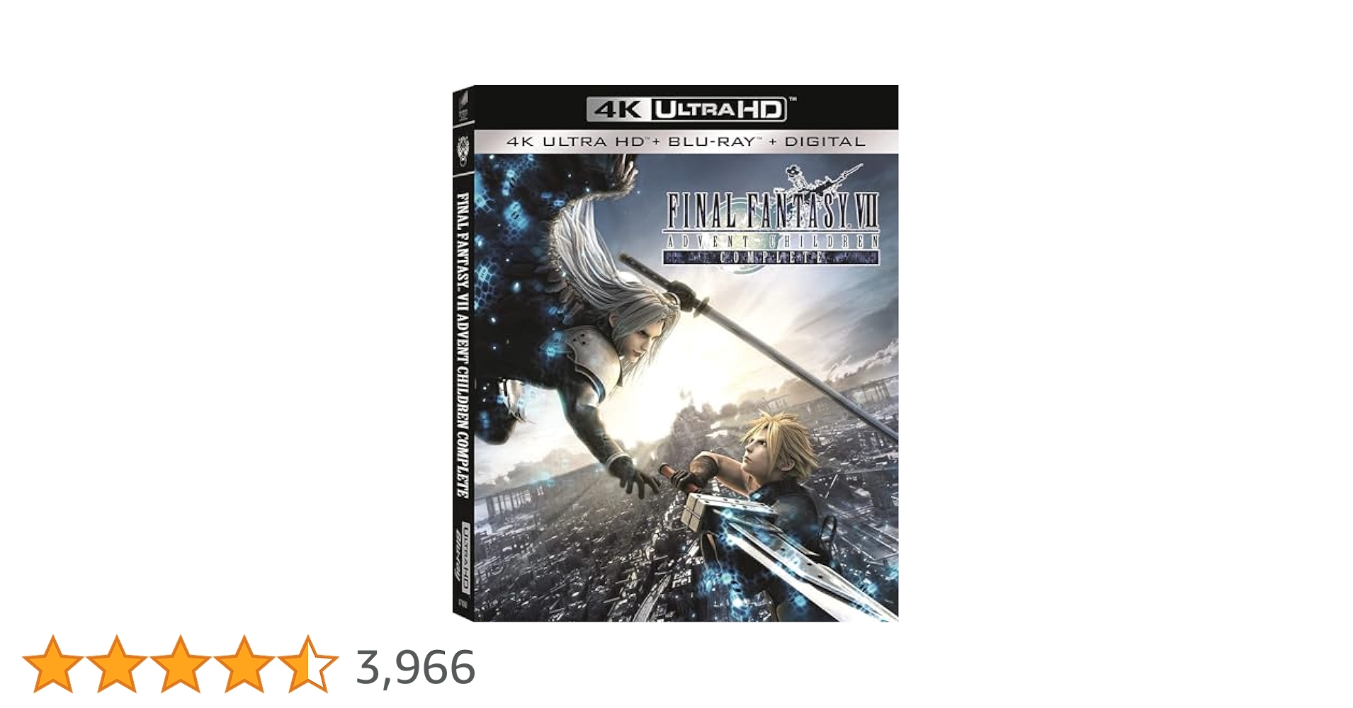 Final Fantasy VII: Advent Children Complete - 4K Ultra HD +