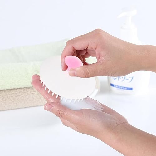 HOODANCOS 2Pcs Silicone Hair Scalp Massager Shampoo Brush for Wet Dry Hair Dandruff Removal and Growth Stimulation with Comfortable Grip for Men Women - Thumbnail 3